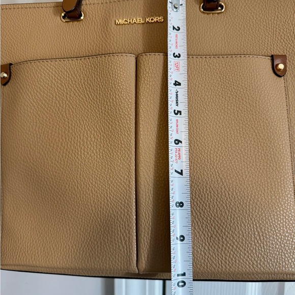 Michael Kors Beige Leather Tote - Picture 4 of 6